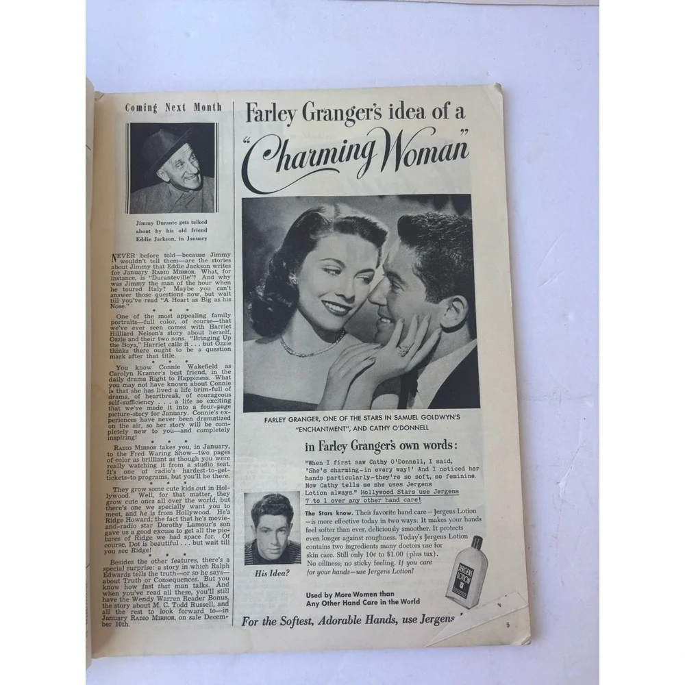 Radio Mirror (Dec 1948) Edgar Bergen, Charlie McCarthy, Abbott & Costello